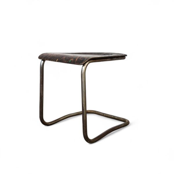 Premier tabouret en porte-à-faux en acier tubulaire par Mart Stam, années 1930
