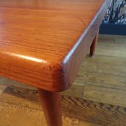 Table basse Niels Bach Danemark en teck 83x83cm
