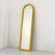 Yellow mirror by Anna Castelli Ferrieri for Kartell 1980