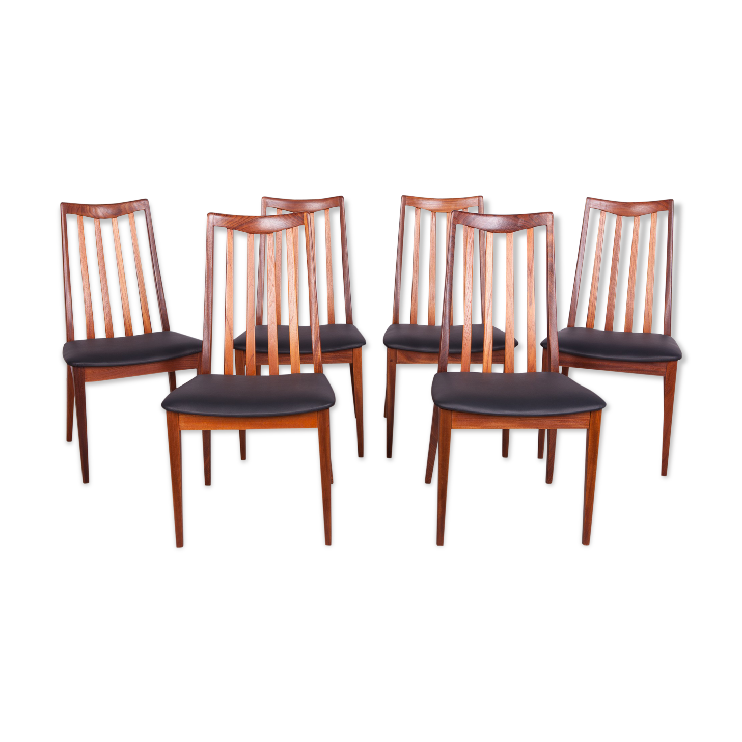 Set of six dining chairs by Leslie Dandy for G-Plan in the United Kingdom circa 1960s