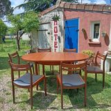Vintage teak table and chairs