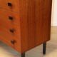 Vintage sideboard in wood and metal, 1960s