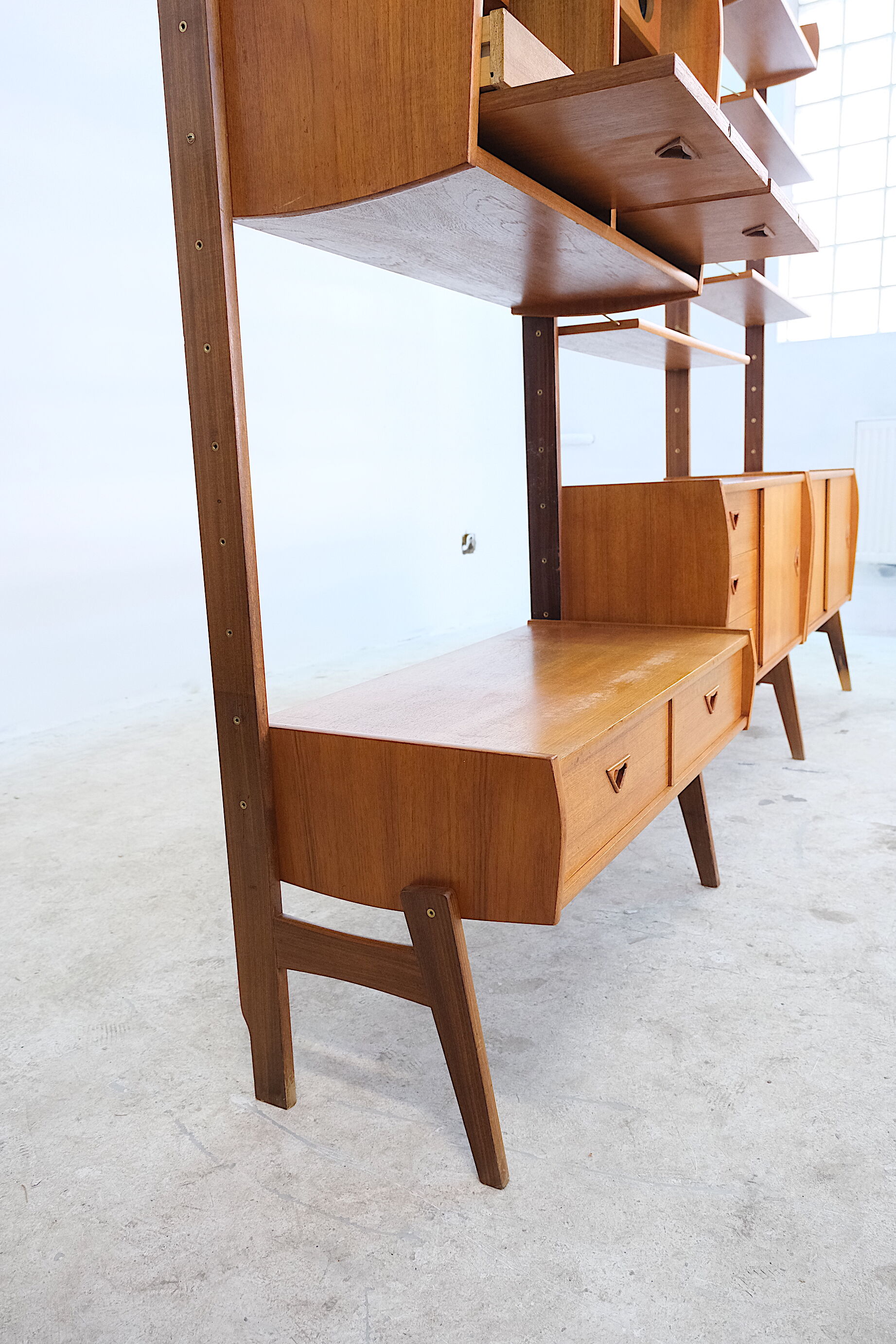 Free standing shelf, norway 1960's