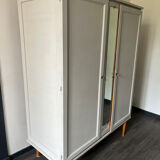 Armoire lin pieds compas