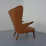 Teak and leather armchair by Svend Skipper for Skippers Møbler, Denmark, 1960s