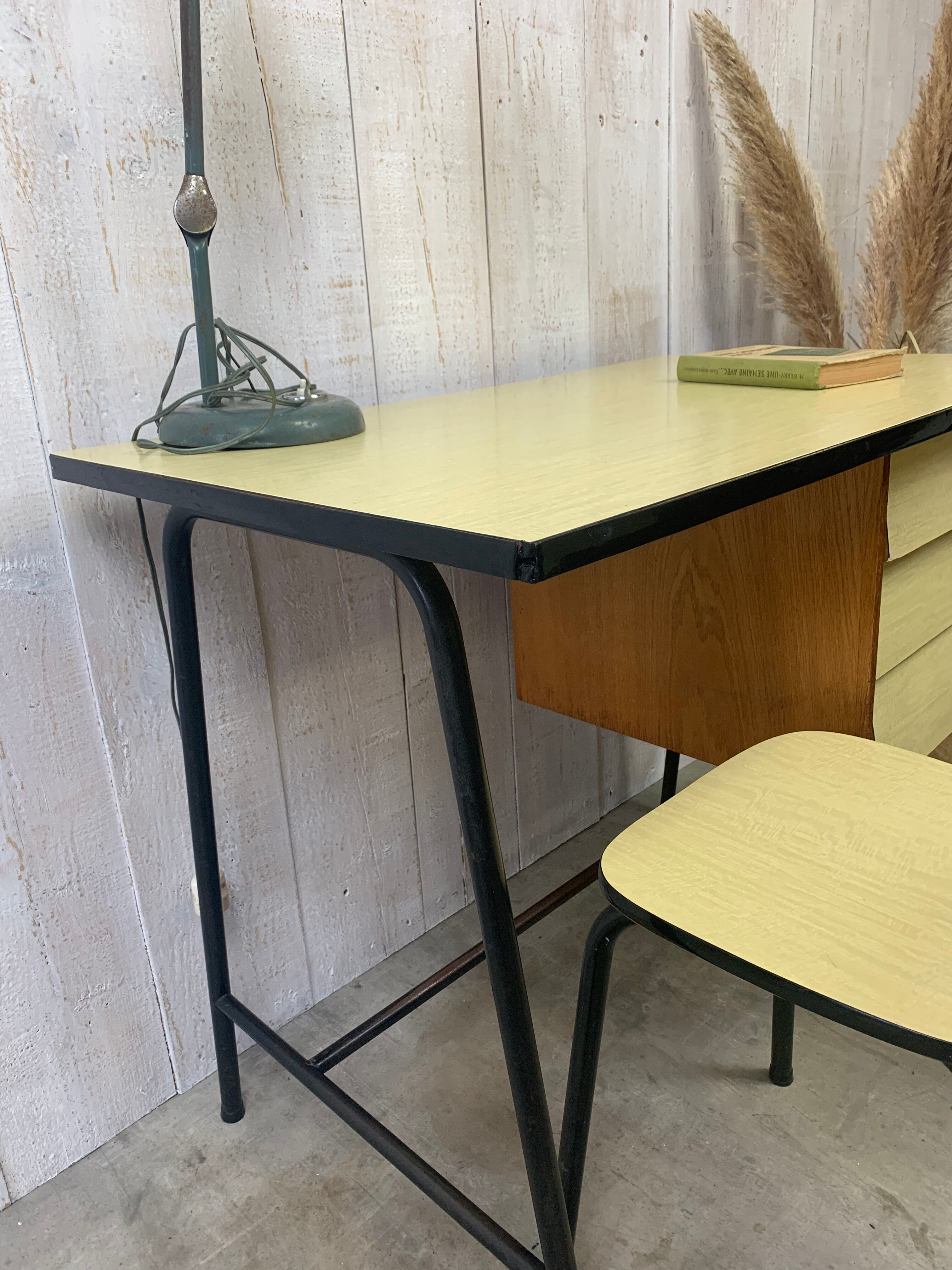 Vintage dressica desk with chair