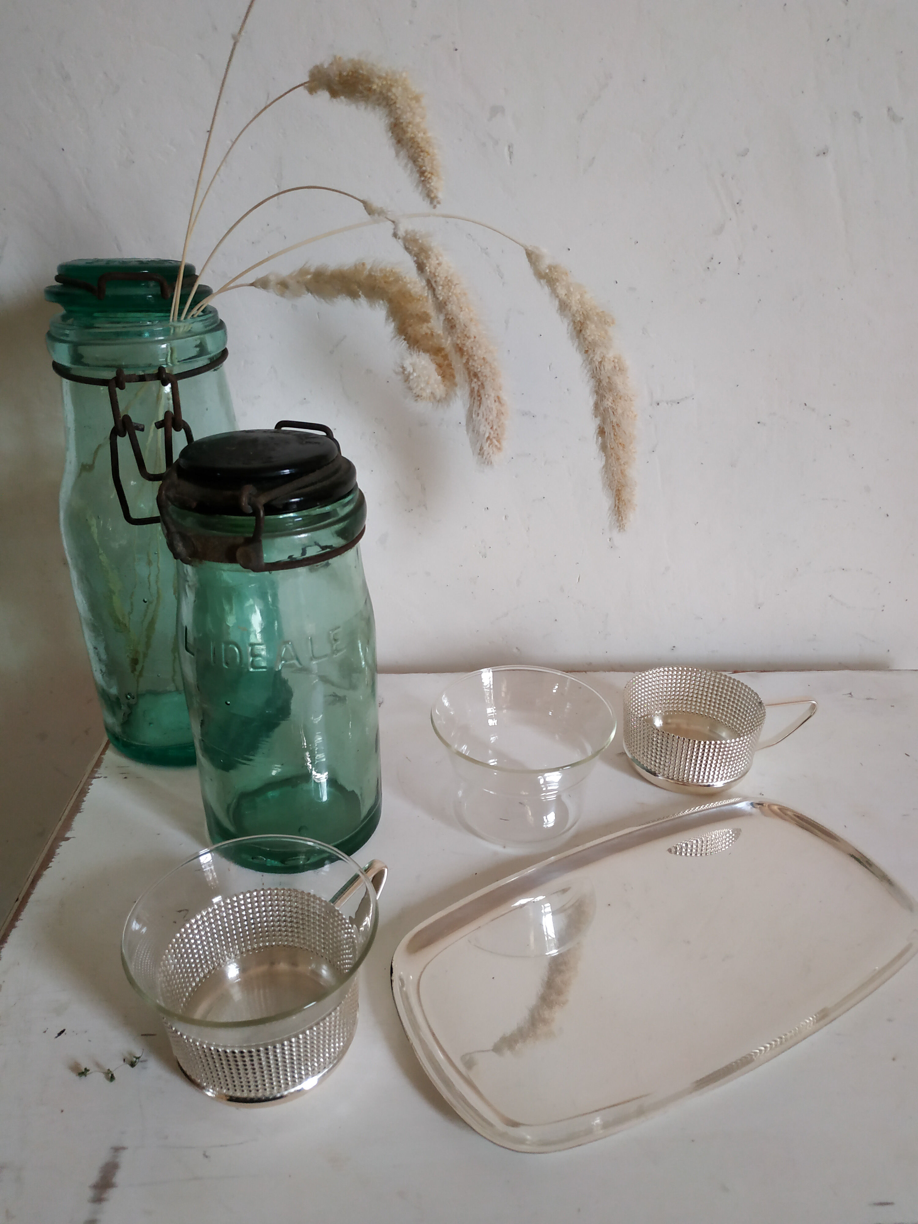 Set old set of sun glass and metal Schott - Gen Mainz