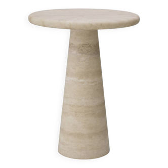 Travertine Side Table