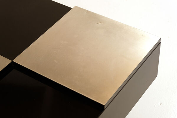 Table basse damiers 1970