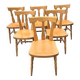Baumann serie de six chaises de bistrot