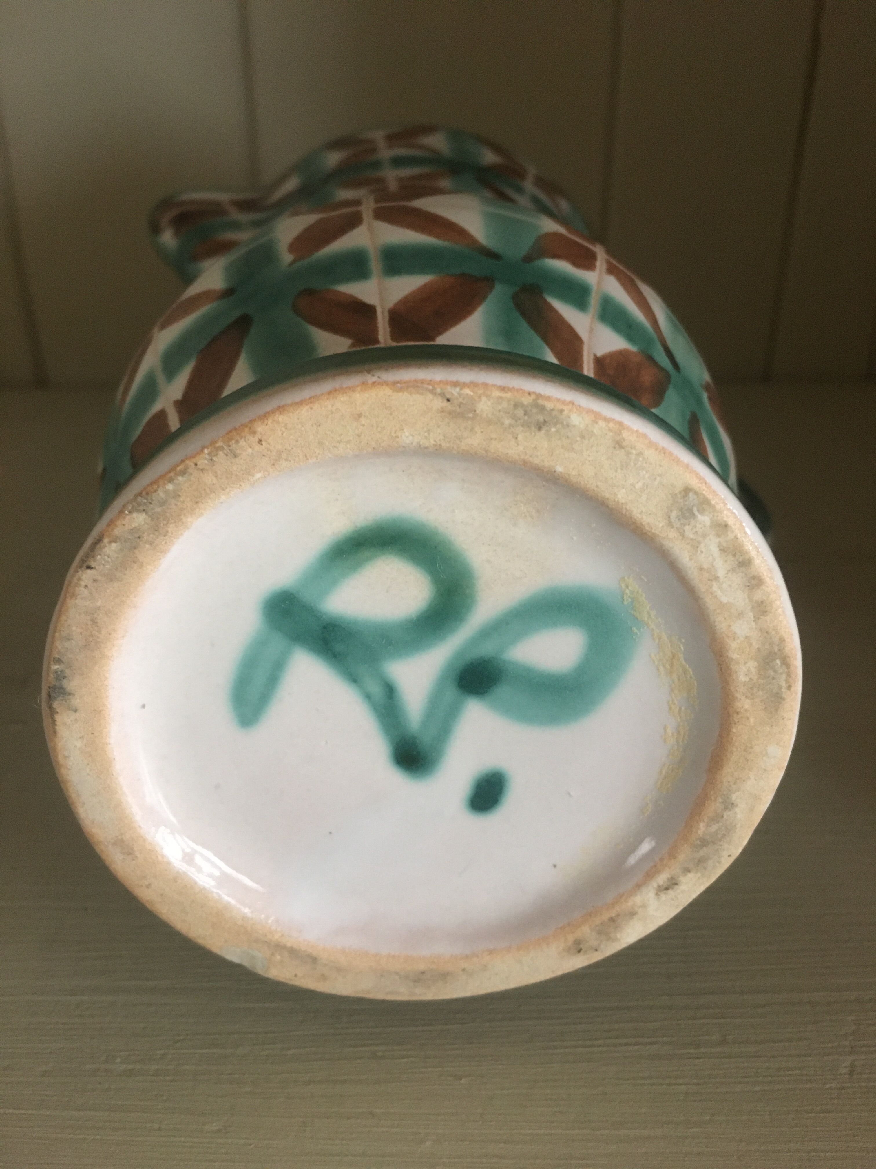 Robert Picault ceramic vintage pitcher
