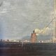 Tableau, Marine sur la côte d’Opale XIX siècle