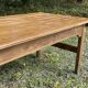 Early 20th century farmhouse table in fir and chestnut