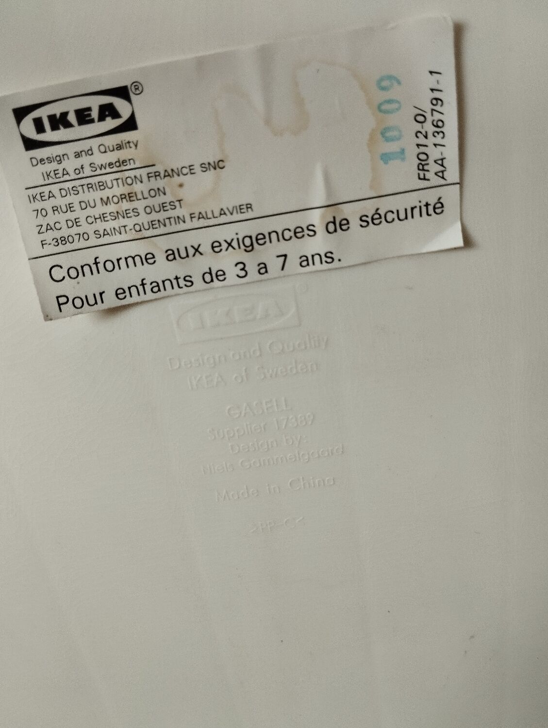 Gasell high chair Niels Gammelgard for Ikea