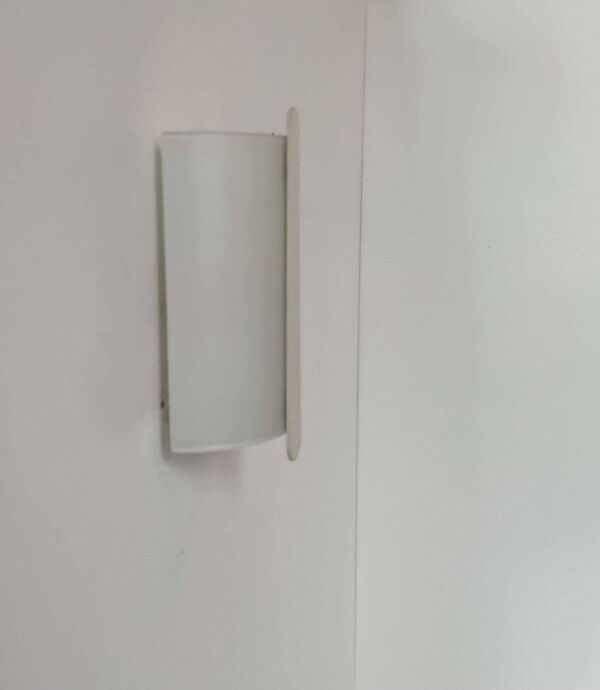 Applique en verre opalin, Delmas France 1970