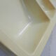 Vintage Plastic Bathroom Wall Shelf with Mirror