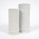 Pair of white vases in porcelain by Royal Bavaria, 1960s