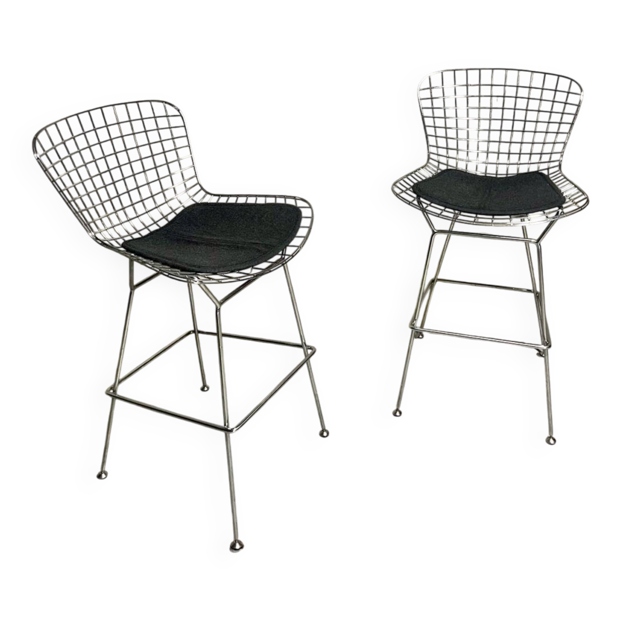 Pair of Harry Bertoia bar chairs