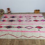 Handmade wool Berber rug 310 X 240 CM