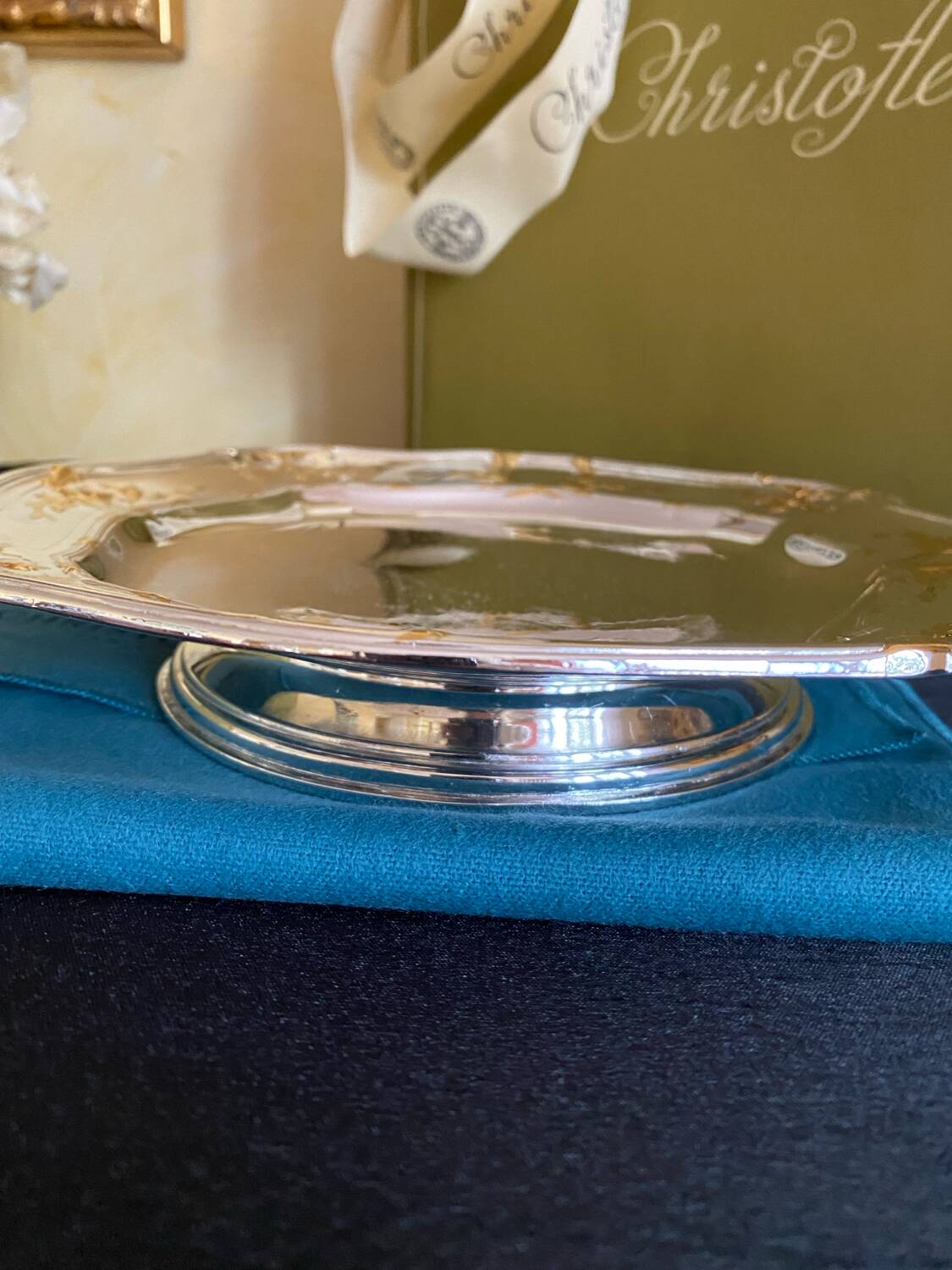 Fruit bowl, Christofle, Rubans style