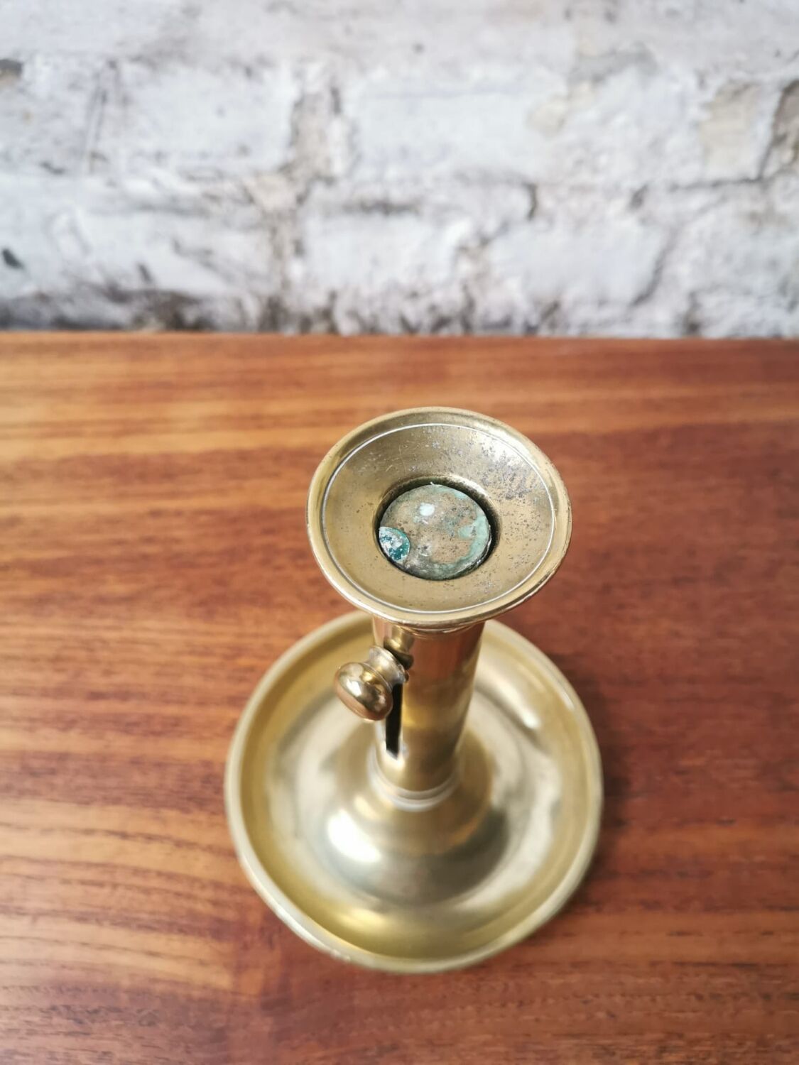 Brass candle holder