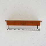 Scandinavian hanging bedside table with drawer
