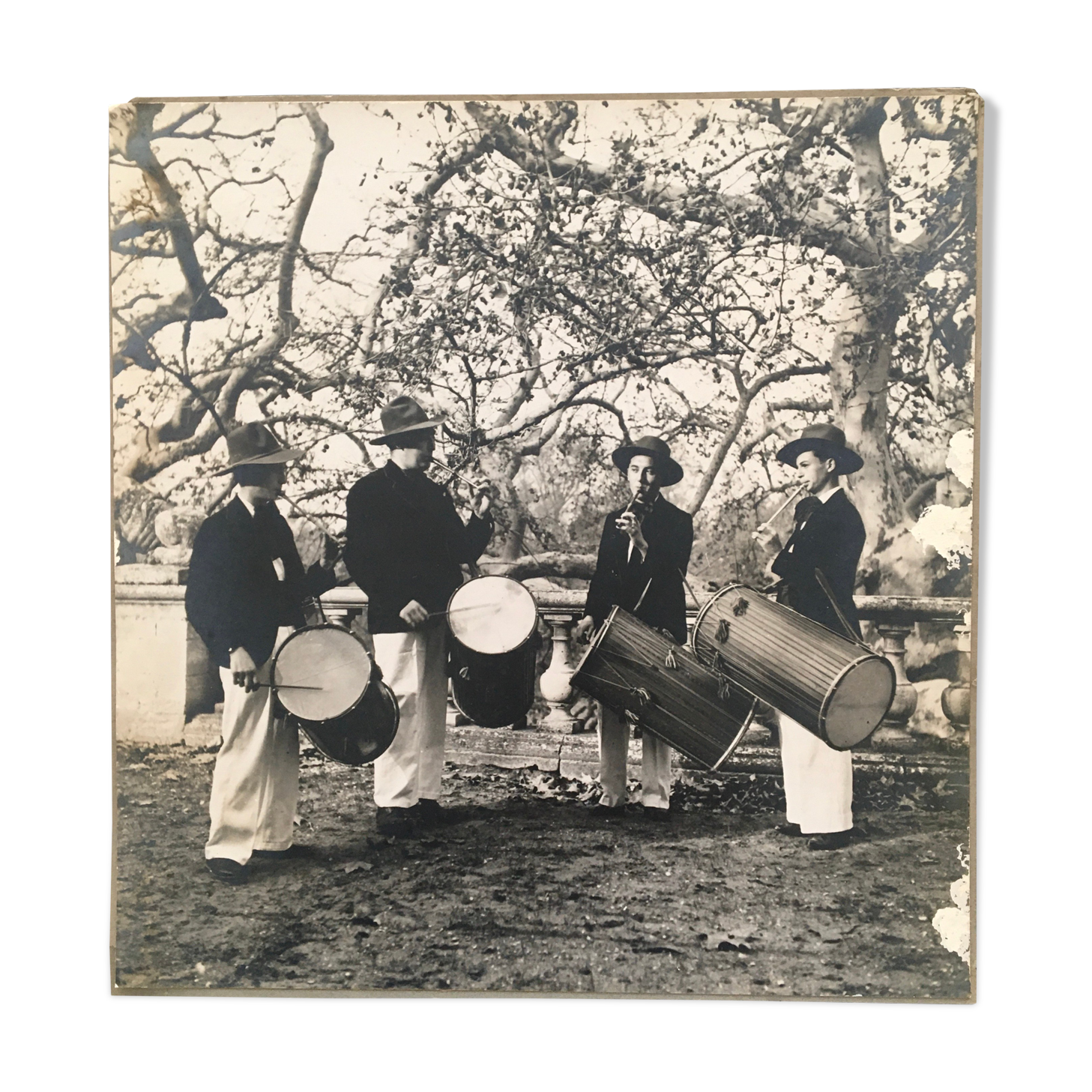 Old photo "Provencal drums"