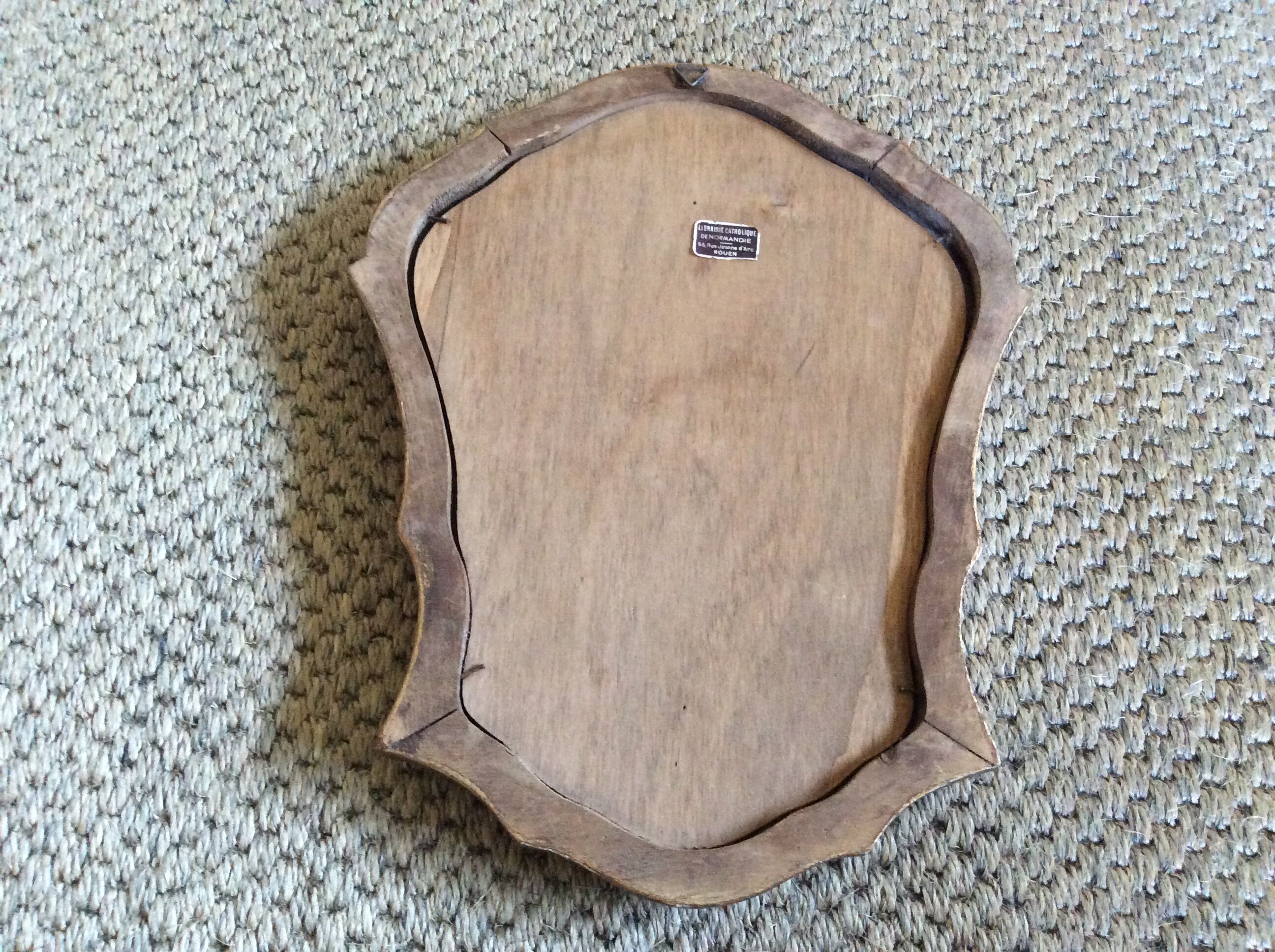 Gilded wooden mirror