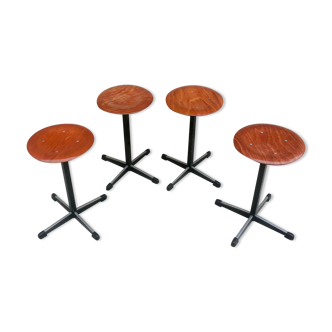 Set of 4 vintage Eromes stools