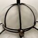 Wrought Iron Murano Glass Light Pendant 1980’s