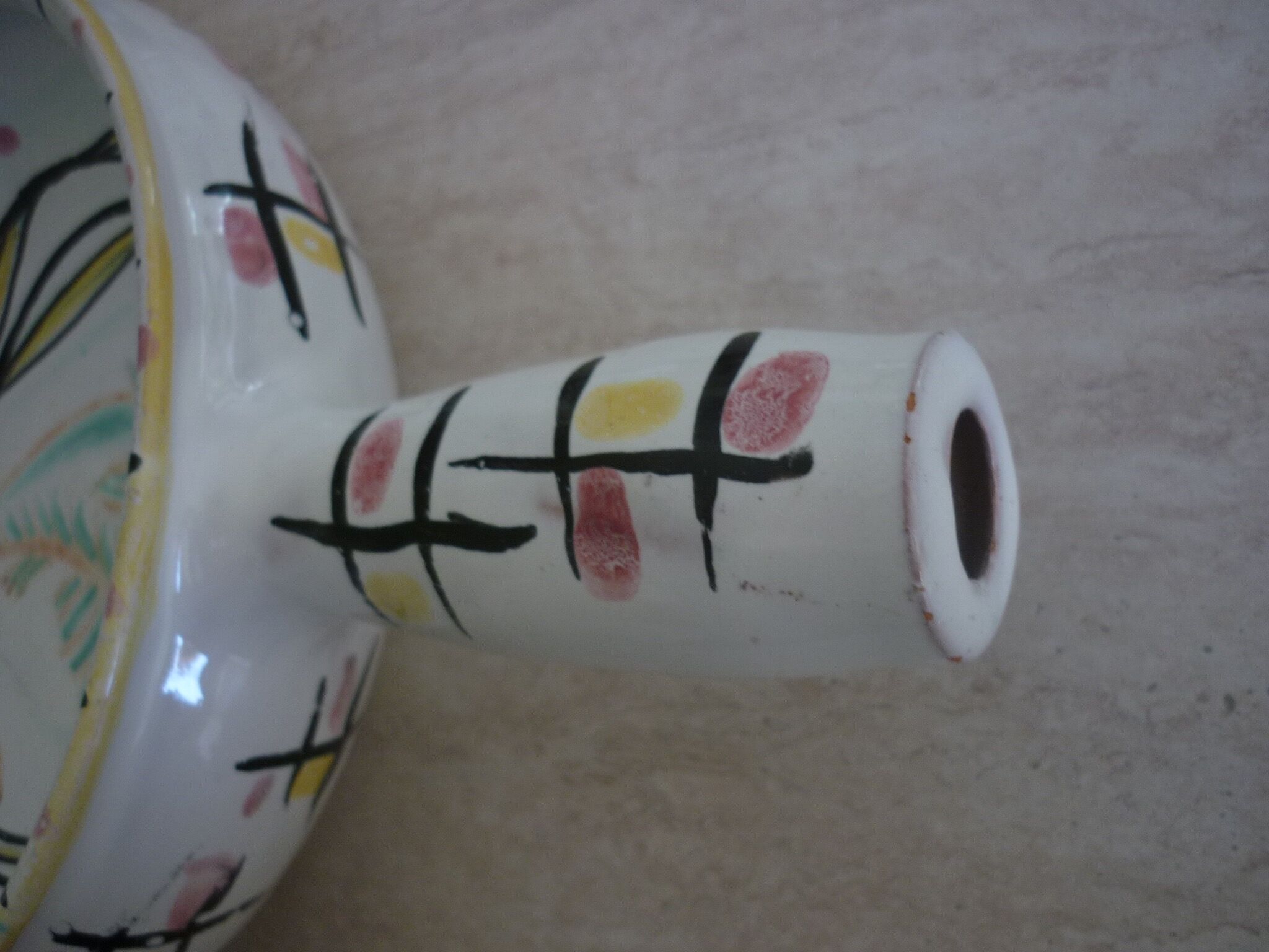 Seaweed and fish dish/pan Vallauris