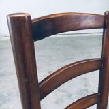 French Provincial Design Rush Dining Chairs, 1940s, Set of 8