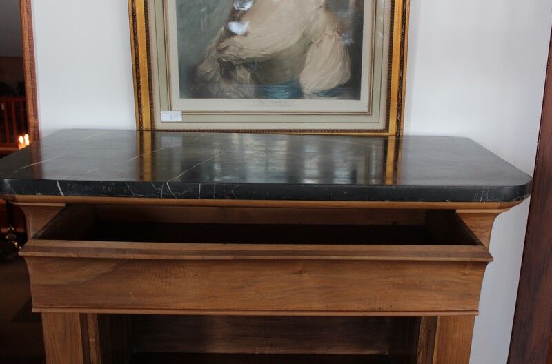 Restoration in 19th Walnut Secretary