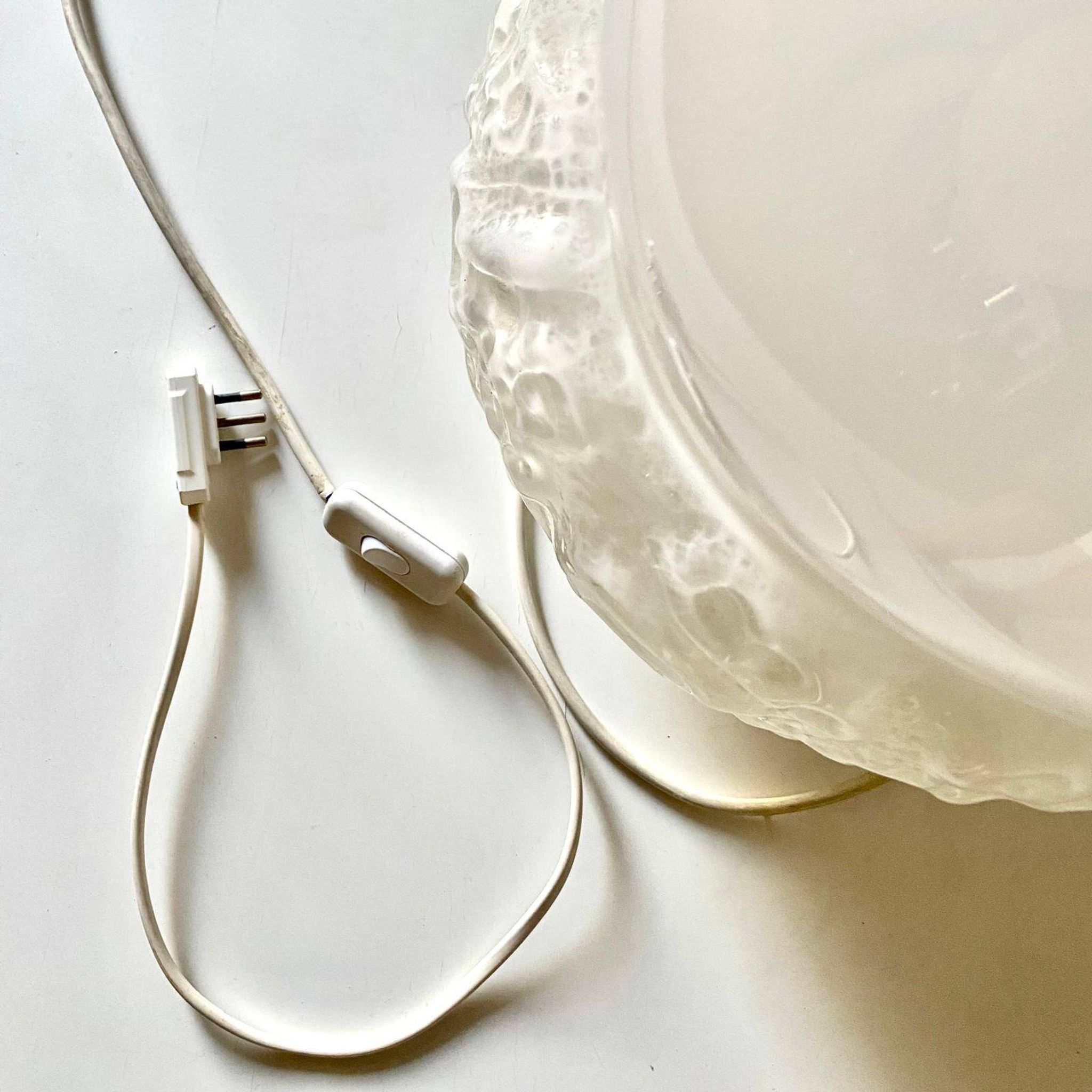 Space Age Murano "Osso" Table Lamp, Italy 1970