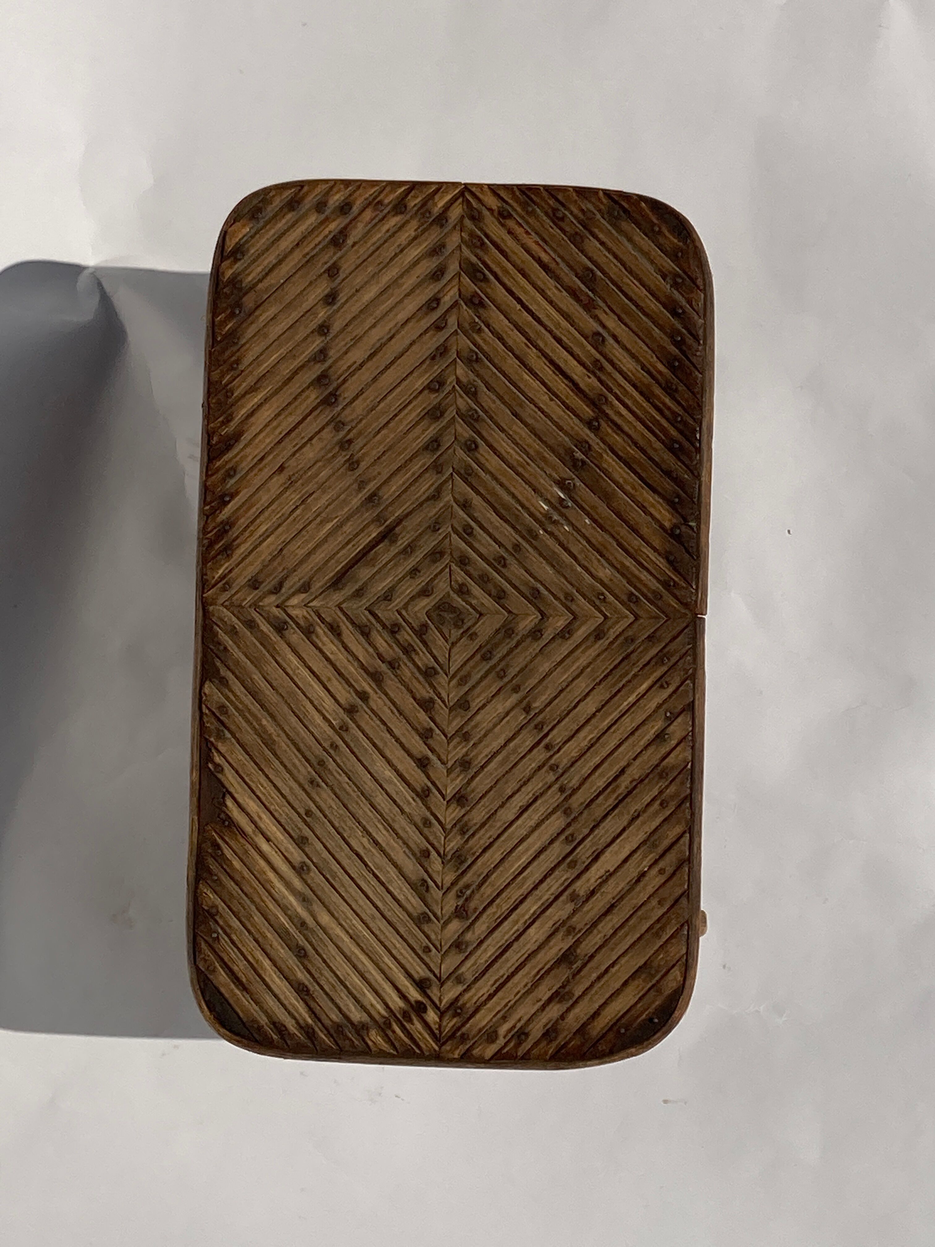 Rattan wicker bamboo hocker or foot stool