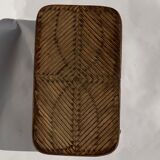 Rattan wicker bamboo hocker or foot stool