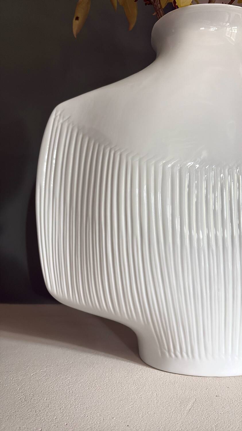 Yves Mohy porcelain vase