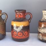Set west Germany ceramic vases, 1960s