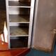 Armoire a pharmacie en acier ciré