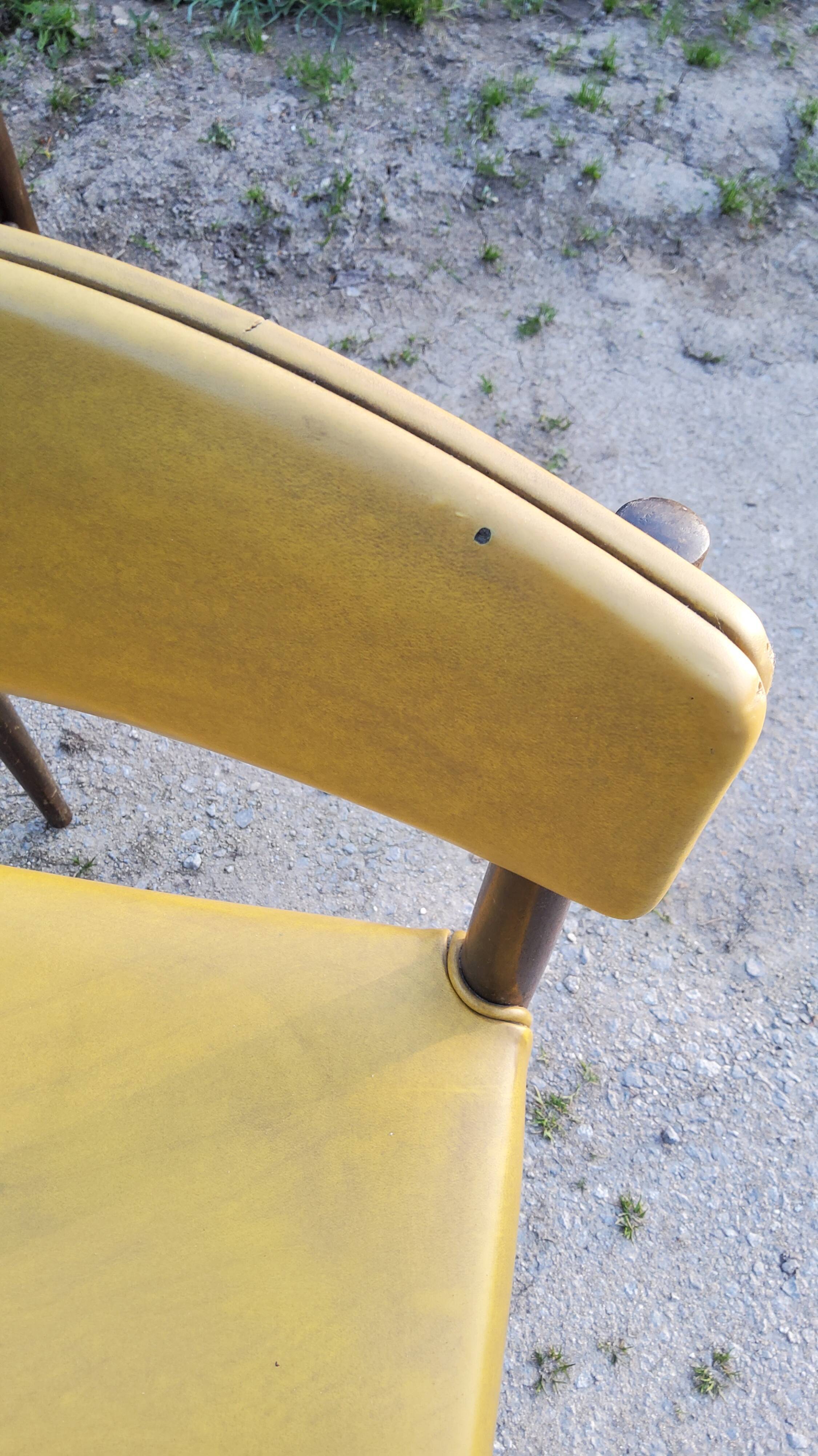 Set of 4 Scandinavian rosewood chairs from the 50s