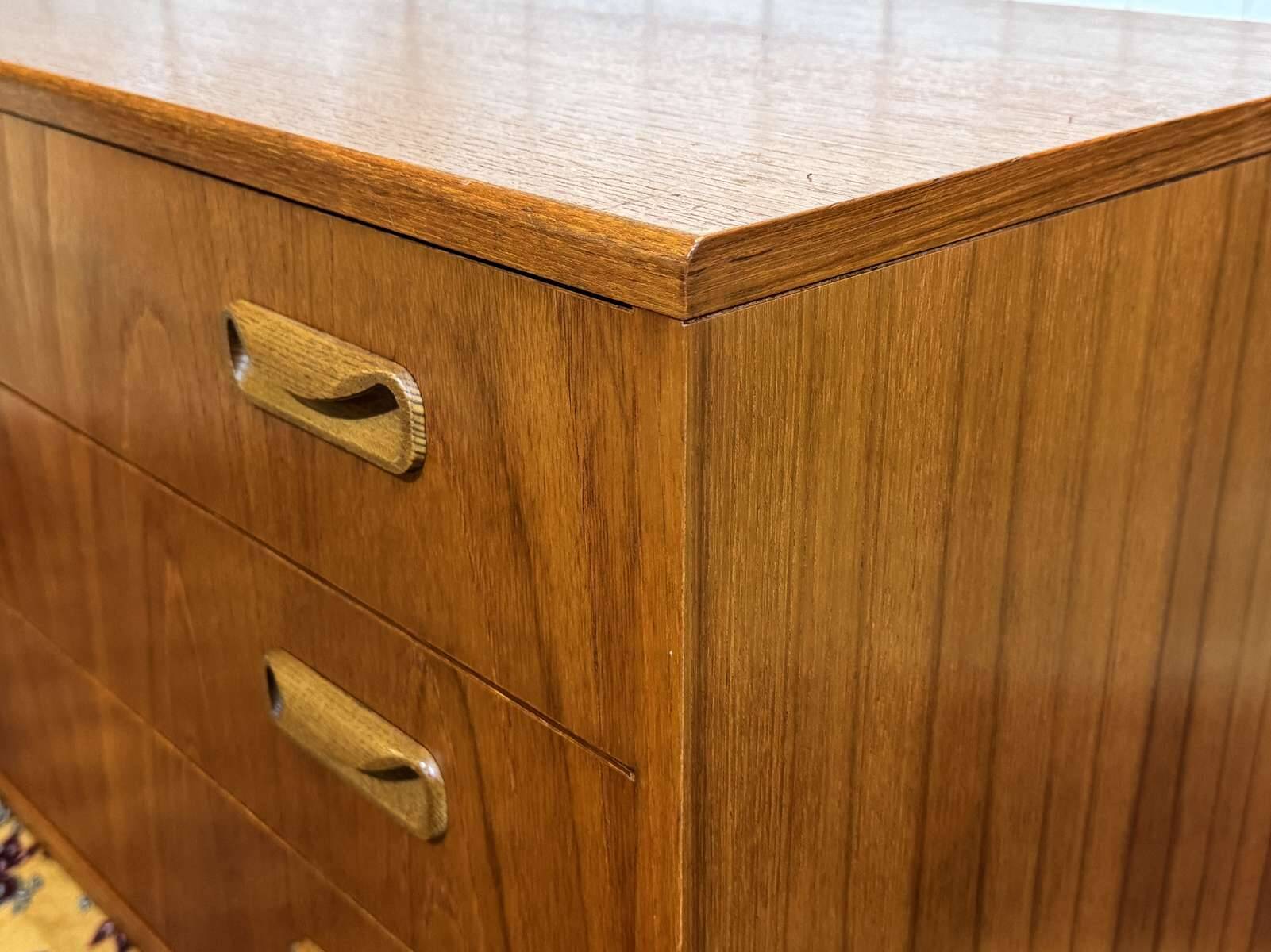 English commode by the brand GPlan in teak from the 1970s.