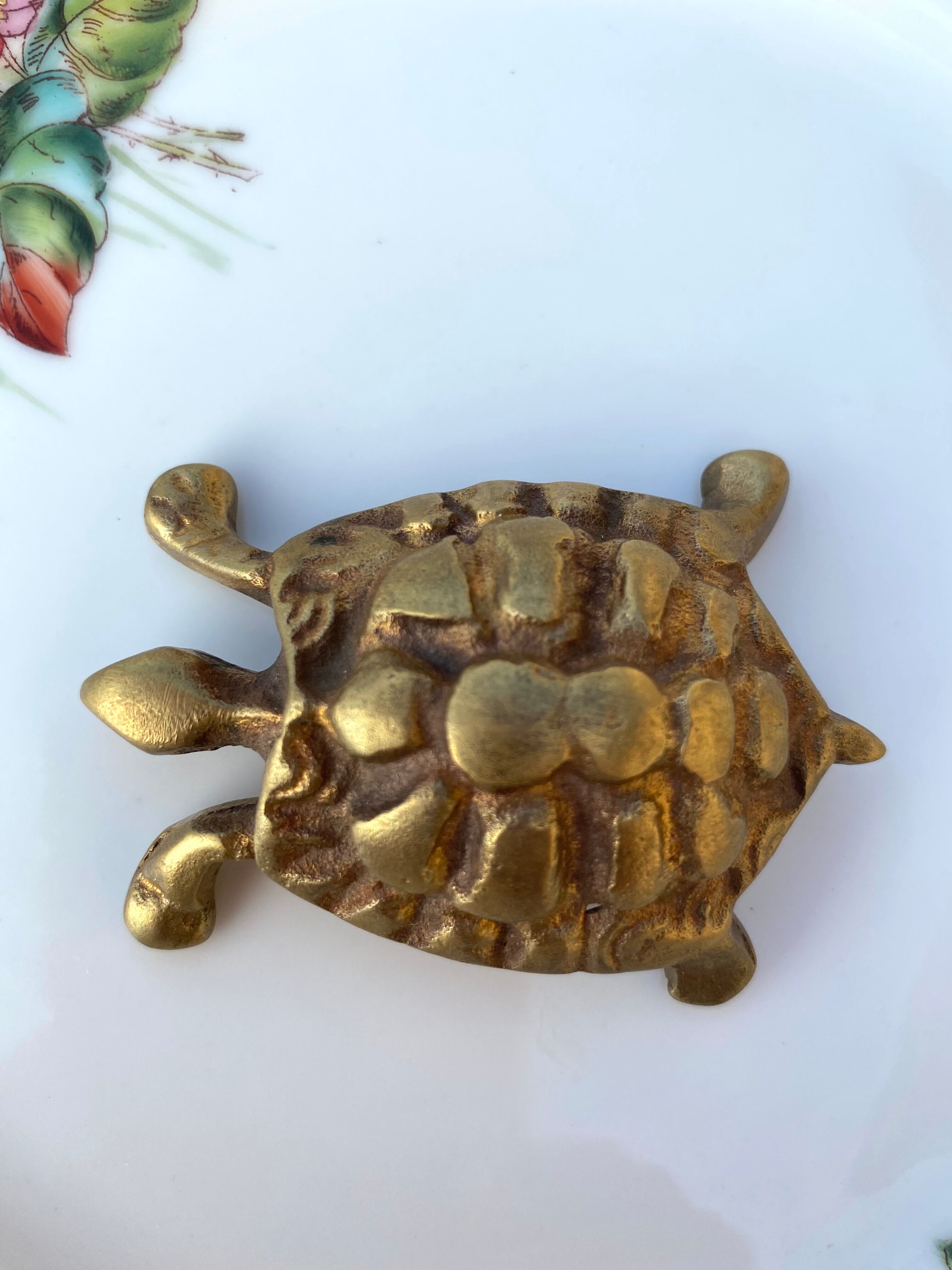 Brass turtle 7 cm