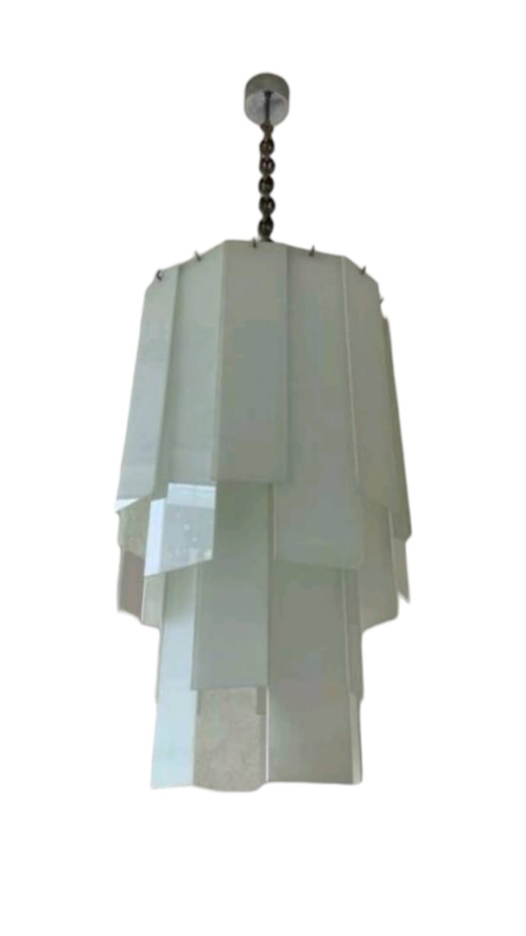 XXL Dutch design glass chandelier apr. 130 cm Chime Queens Gallery