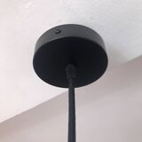 Fringed opaline pendant light