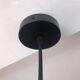 Fringed opaline pendant light