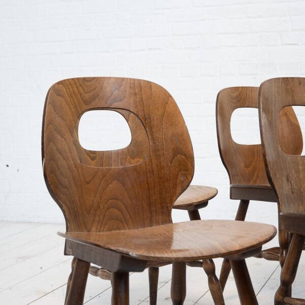 Chaises par Joamin Baumann pour Baumann, 1960, Ensemble de 2