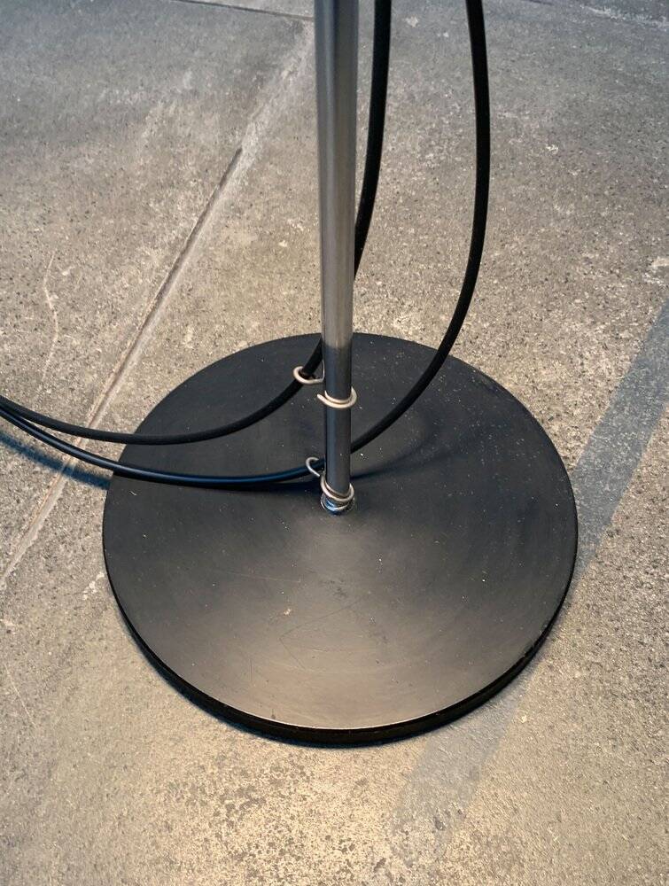 Mid-century minimalist floor lamp by Edi Franz for Swisslamps International.