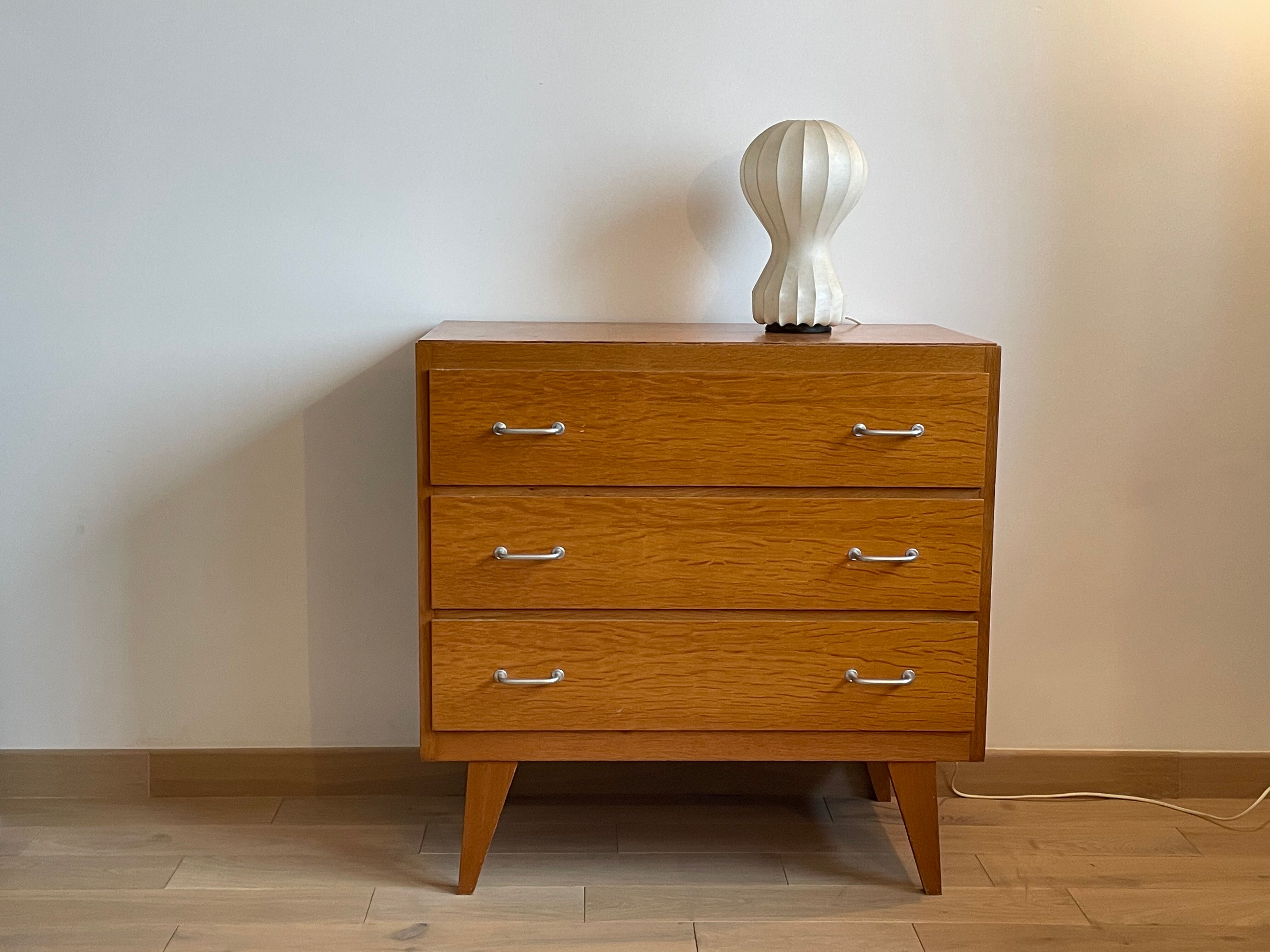 Chest of drawers 3 drawers compass feet