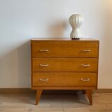 Chest of drawers 3 drawers compass feet