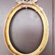Cadre ancien bronze format ovale